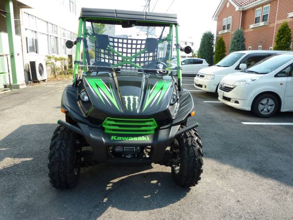 Kawasaki モンスターエナジー Teryx 公道仕様 四輪バギー 売買されたオークション情報 Yahooの商品情報をアーカイブ公開 オークファン Aucfan Com
