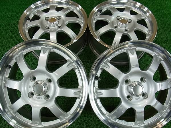 NISMO Rays MM-8 ホイール　6JJ ×15 AK12マーチなどに 希少!】マーチ等 RAYS レイズ NISMO MM8 15×6J 4H 4本 売切り(社外品