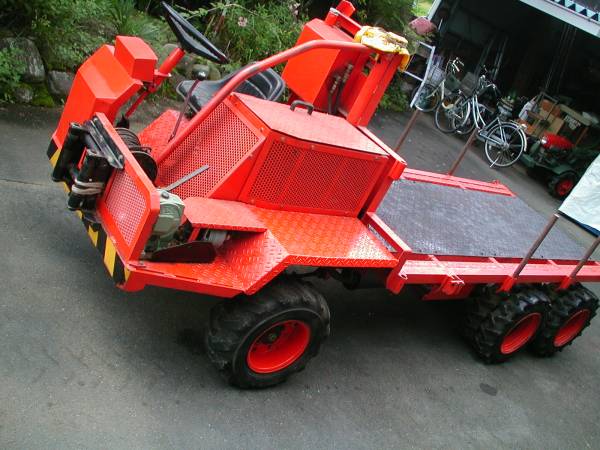 林内作業車 リョウシン号 RM8WD－6型 2トンウインチ付6WD(運搬車