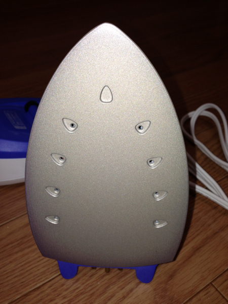 ツインバード コードレススチームアイロン sa-4563 ブルー 中古_2