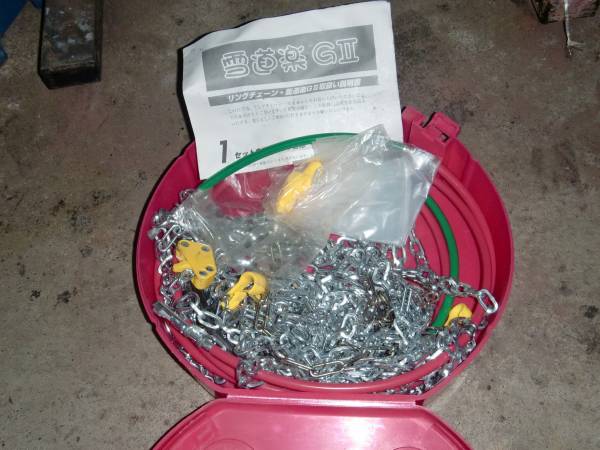 未使用　亀甲金属チェーン　205/60R16　215/50R17　など_2