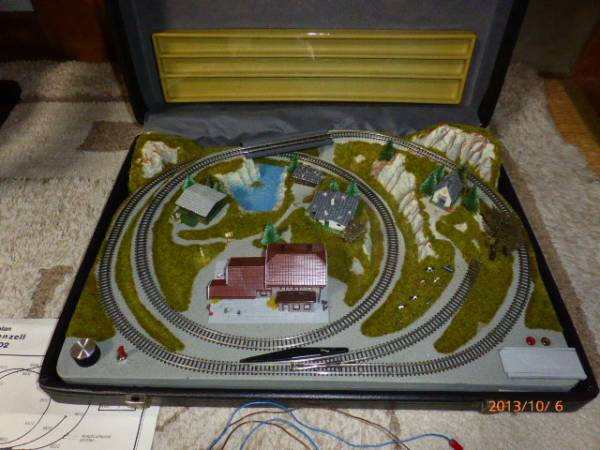 メルクリンZゲージジオラマトランクレイアウトNOCH完動貴重品(Zゲージ