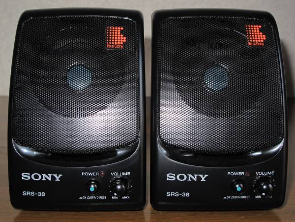 SONY アクティブスピーカーシステム SRS-38 小型卓上モバイル