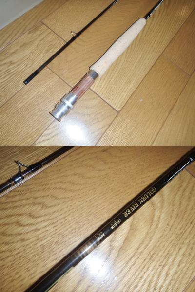 ★ＧＯＲＤＥＮ　ＲＩＶＥＲ７．６ｆｔ＃４、５フライロッド中古_2