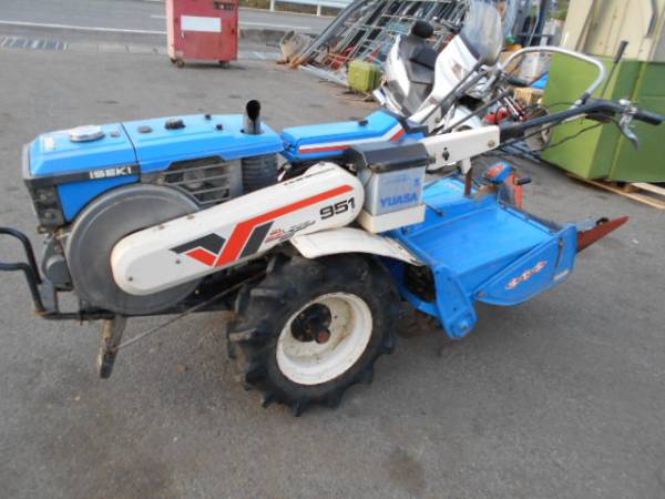 イセキ耕運機ニューランド951中古KA950セル畝立て付(車体 
