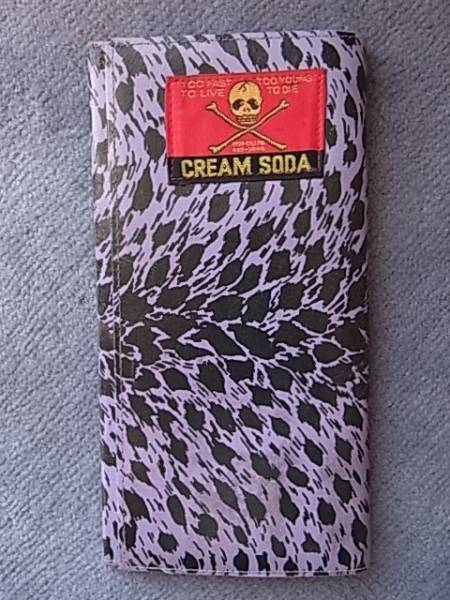 CREAM SODA ガレッジパラダイス 当時物 プレート クリームソーダ◇当時ガレッジパラダイス東京購入ロカビリー財布(長