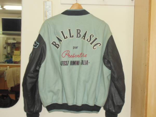 BALL BASIC 袖レザーITALY製スタジャンL(Lサイズ)｜売買された 