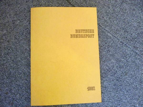 切手　ヨーロッパ　ドイツ　1982年　切手帳