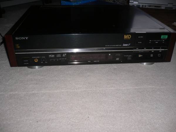 SONY レーザーディスク MDP-601 再生できますがジャンク(LDプレーヤー
