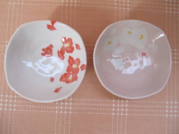 片岡鶴太郎 美濃焼 小鉢 2個☆ヤマダ電機40周年記念品 新品(小鉢