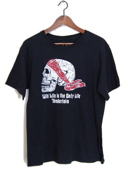EXILEキムタク着テンダーロインスカルTシャツ!!エグザイルアキラ(半袖T