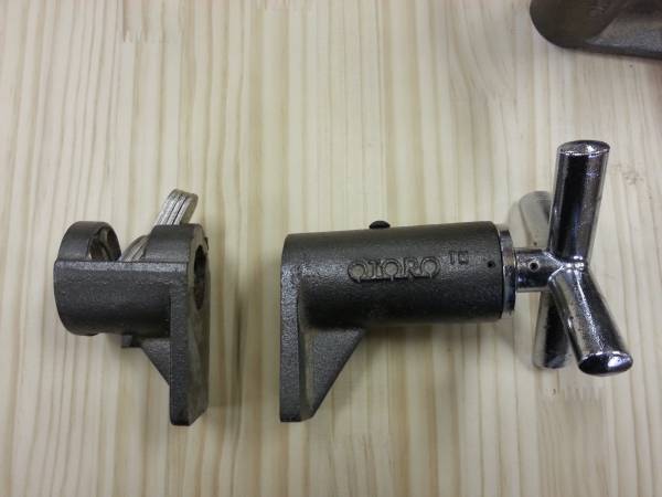 木工 パイプクランプ OTORO ポニークランプ 8台セット 3/4(ハンド  