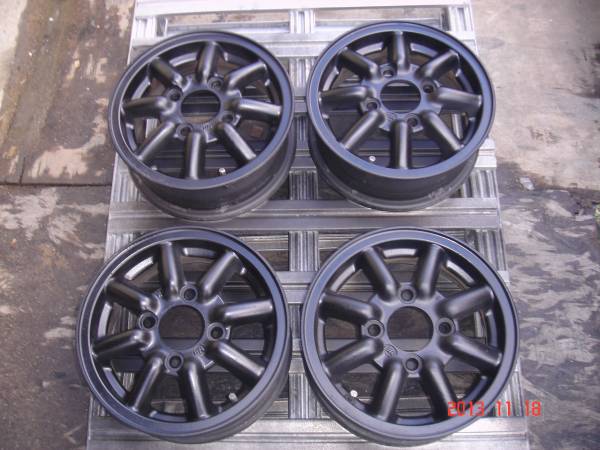 ブラックレーシング 希少 12インチ ミラ ハイゼット 旧車(社外品 