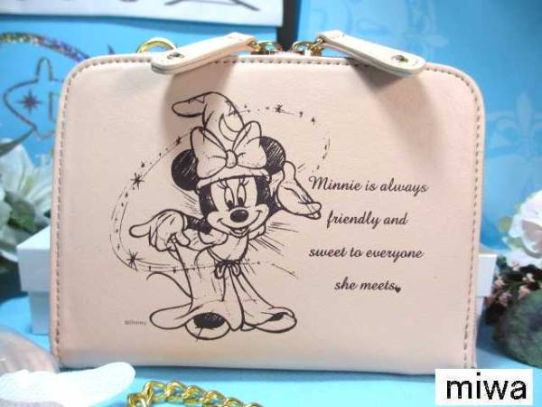 新品 サマンサタバサ D23 カラーズ　ミニー 2WAY ポーチ 桃BE