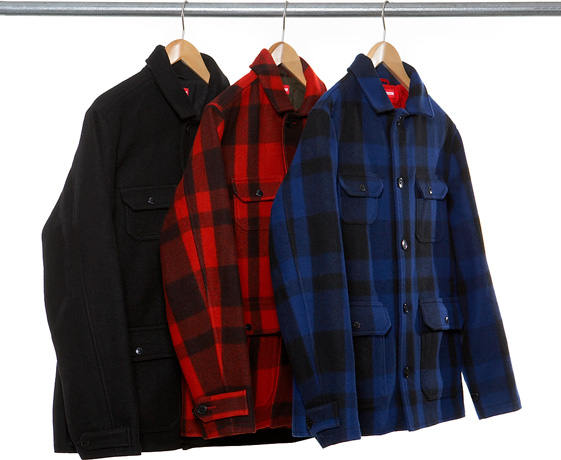 希少！08A/W Supreme Wool Cruiser JKT Tracker Jacket 黒 L 