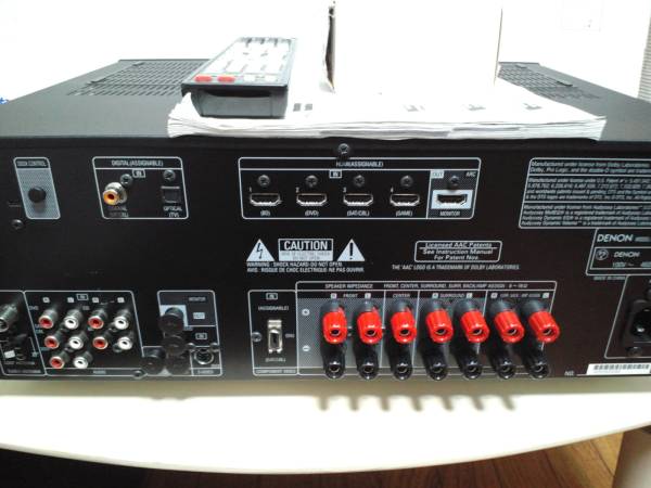 DENON7.1サラウンドAVアンプ　AVR-1911　_3