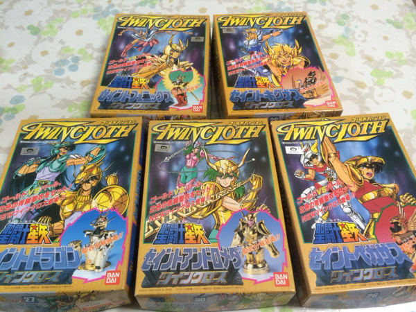 聖闘士星矢 ツインクロス ゴールドバージョン 5体セット 聖闘士星矢 ツインクロス ゴールドバージョン 五体セット(キャラクター