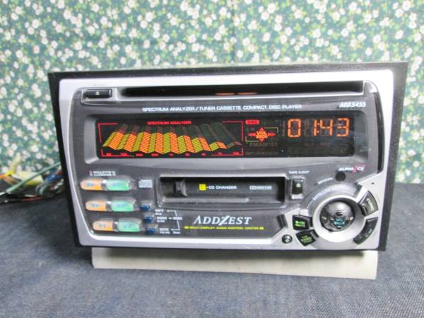 スズキ車12ピン変換ハーネス付☆ADDZEST ADX5455 ☆動作良好(アゼスト