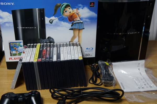 PS3（ PS2対応）CECH-AMG(CECHA00) 750GB ＋ソフト17本(PS3本体 