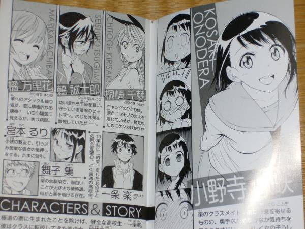 非売品 ニセコイ 小冊子 ブックカバー 小野寺美咲 古味直志 コミック アニメグッズ 売買されたオークション情報 Yahooの商品情報をアーカイブ公開 オークファン Aucfan Com