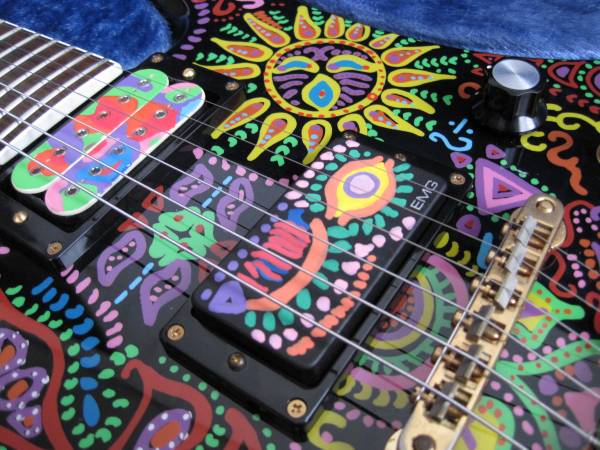 FERNANDES MG-145X改 サイケペイント hide EMG81 モッキンバード