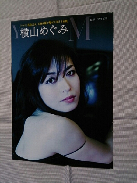 真珠夫人　肖像画　横山めぐみ　油絵　肉筆 横山めぐみ M グラビア/2009年雑誌切り抜き/真珠夫人の入札履歴 - 入札
