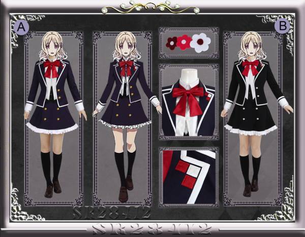 コスプレ Diabolik Lovers 小森ユイ制服衣装 ウィッグ コスプレ衣装 売買されたオークション情報 Yahooの商品情報をアーカイブ公開 オークファン Aucfan Com