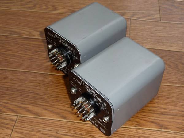 タムラ製　 出力トランス　F475 F475 タムラ TAMURA シングル出力トランス 2台 動作品 5kΩ(パーツ