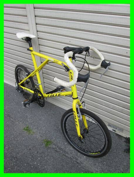【即乘】送料無料 CALLE ミニベロ GOTOH ロードバイク小径車14速20 CALLE GOTOH ミニベロ 20インチ 可愛いイエロー 走行OK(小径車