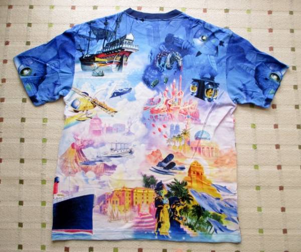 USED□TDS Tシャツ／開園 ディズニーシー グランドオープン LB