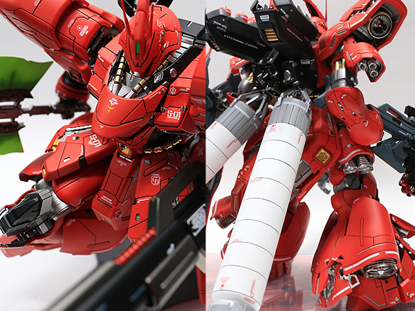 最終価格サザビー【MG・改修・完成品・台座付き】 MG サザビーVer.Ka 改修塗装済み完成品 重火力武装仕様(完成品)｜売買
