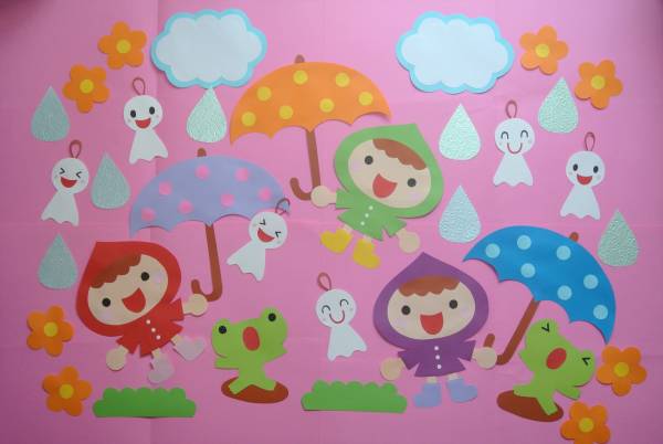壁面飾り ６月 梅雨 子ども 壁面装飾 保育園 幼稚園 病院 その他 売買されたオークション情報 Yahooの商品情報をアーカイブ公開 オークファン Aucfan Com