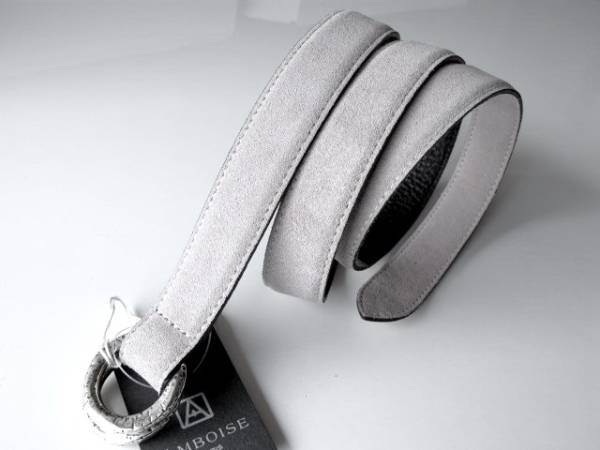 新品/AMBOISE / アンボワーズ / スエード リングベルト/９５/