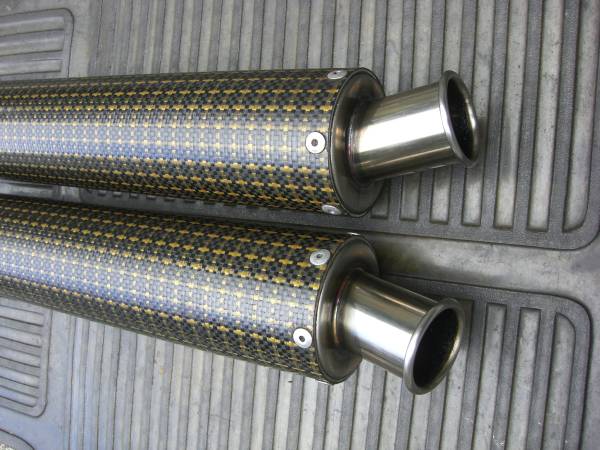 美品 NSR250 MC21 Jha カーボンサイレンサー(マフラー本体