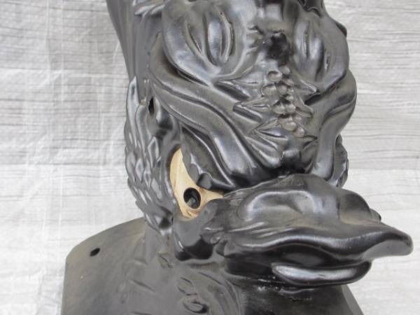 石州瓦☆しゃちほこ☆鯱☆屋根瓦 鬼瓦☆高約50cm(雑貨)｜売買された