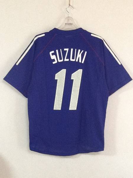アディダス'02日本代表(H)鈴木11半袖レプリカユニＬ新品★貴重★