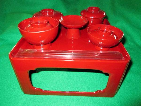 【在庫品】仏具/料具膳８寸/総朱