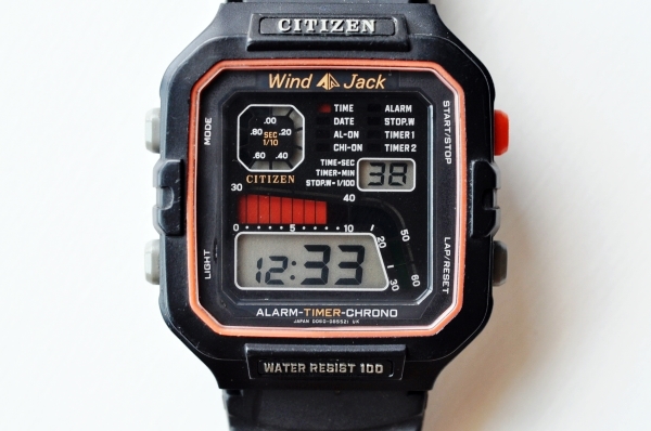 CITIZEN デジタル クォーツ腕時計 ヴィンテージ シチズン 古いデジタル腕時計 WIND JACK 黒 D060-086767の入札履歴
