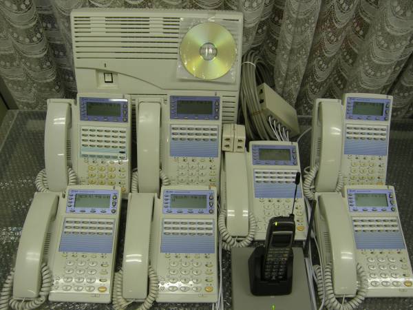 S84　αGX-S 工事済留守番・ディジタルコードレスの大規模８台