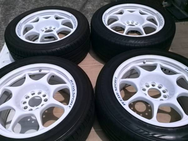 軽量 WEDS SPORT TC-05 希少 ガリ傷の無し美品 17インチ4本(社外