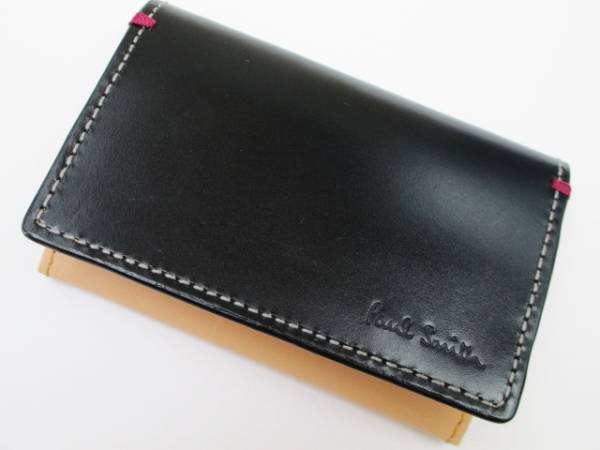大人気☆新品 ポールスミス ブライドルレザー 名刺入れ 3cs