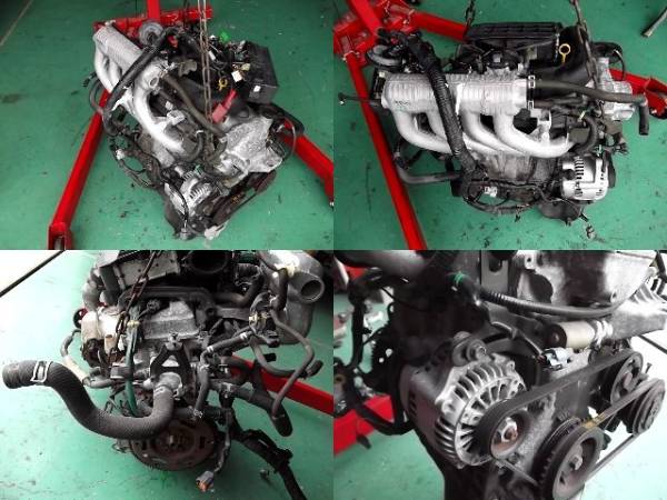 ワゴンＲプラス (MA63S) XTターボ K10A エンジン本体