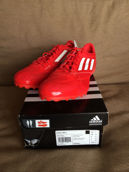 陸上中距離スパイク Adidas Adizeo Md2 29cm 赤白 800m 28 0cm以上 売買されたオークション情報 Yahooの商品情報をアーカイブ公開 オークファン Aucfan Com