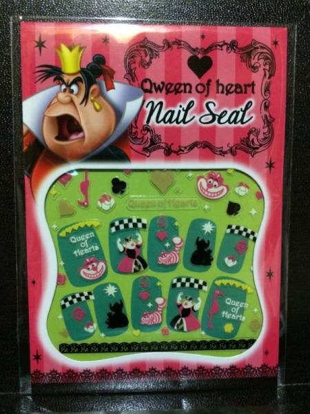ディズニー ヴィランズ ネイルシール ハートの女王 チシャ猫 その他 売買されたオークション情報 Yahooの商品情報をアーカイブ公開 オークファン Aucfan Com