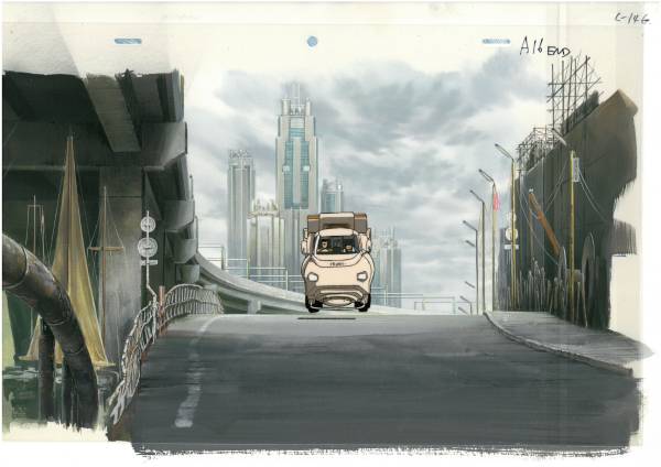 セル画＋動画＋背景 GHOST IN THE SHELL 攻殻機動隊 ○押井守(攻殻機動