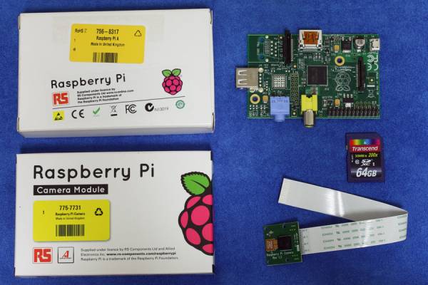 【美品】RaspberryPi ラズベリーパイ Model A＋カメラ＋64GB SD_2