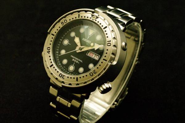 ツナ缶 ステンブレス付 SEIKO DIVER 300m (SBBN-007)(プロスペックス
