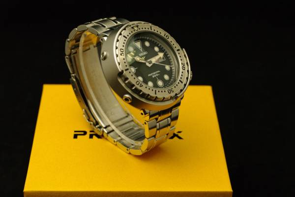 ツナ缶 ステンブレス付 SEIKO DIVER 300m (SBBN-007)(プロスペックス