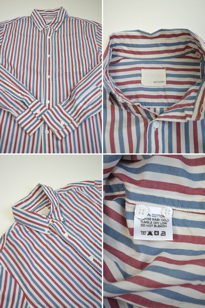 BAND OF OUTSIDERSバンドオブアウトサイダーズ*ストライプシャツ