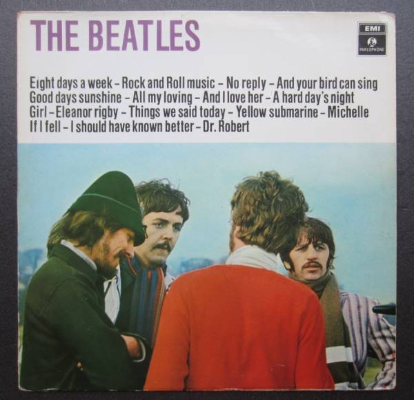 オランダ DS018 BOOK CLUB EDITION / BEATLES JOHN'S BACKカバー